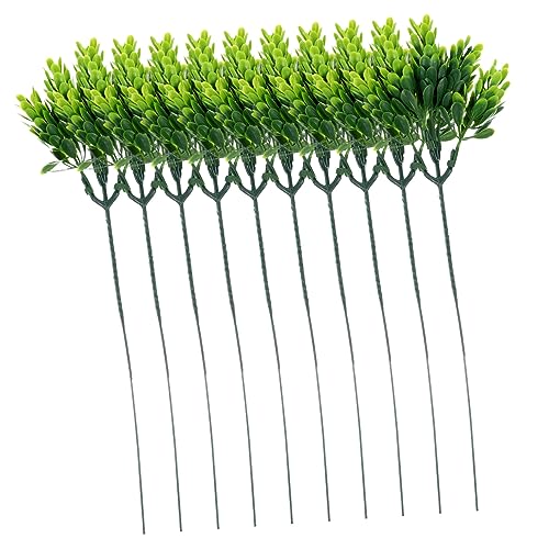 Zerodeko Uds Decoraciones De Plantas Falsas Realistas Ramas De Pino Artificiales para Mesa De Comedor Adornos De Plantas Pequeñas Decorativas para Hogar y Eventos