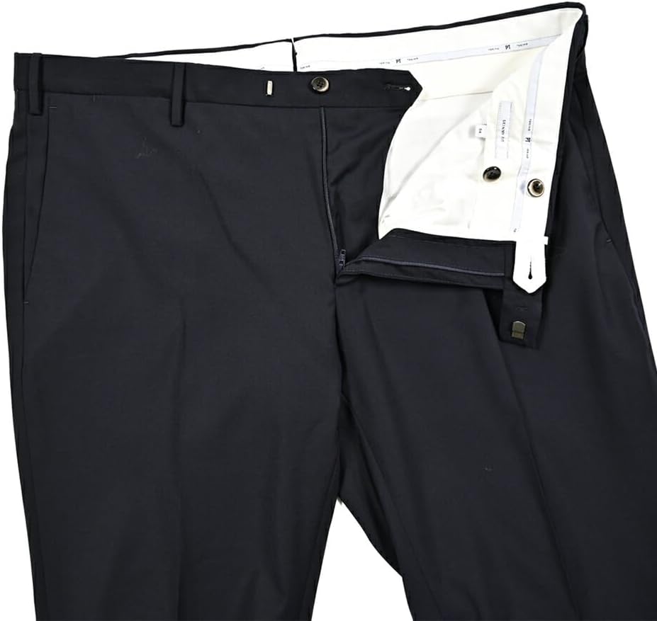 [ピーティートリノ] SKINNY FIT スキニーフィット スラックス ノータック ストレッチ パンツ 春夏 秋 3シーズン メン