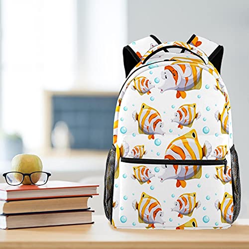 Sac à dos de musique grande capacité au design imprimé noir et blanc - 6