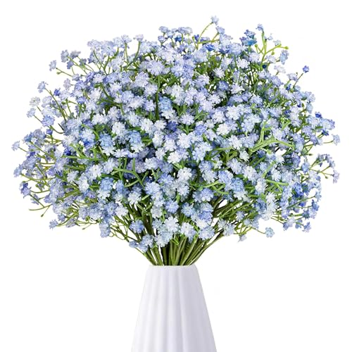 6 Ramos de Flores Artificiales de Gypsophila, Flores Gypsophila Artificial 52 cm Gypsophila Paniculata Plantas Falsas para Boda, Fiesta, Novia, Decoración