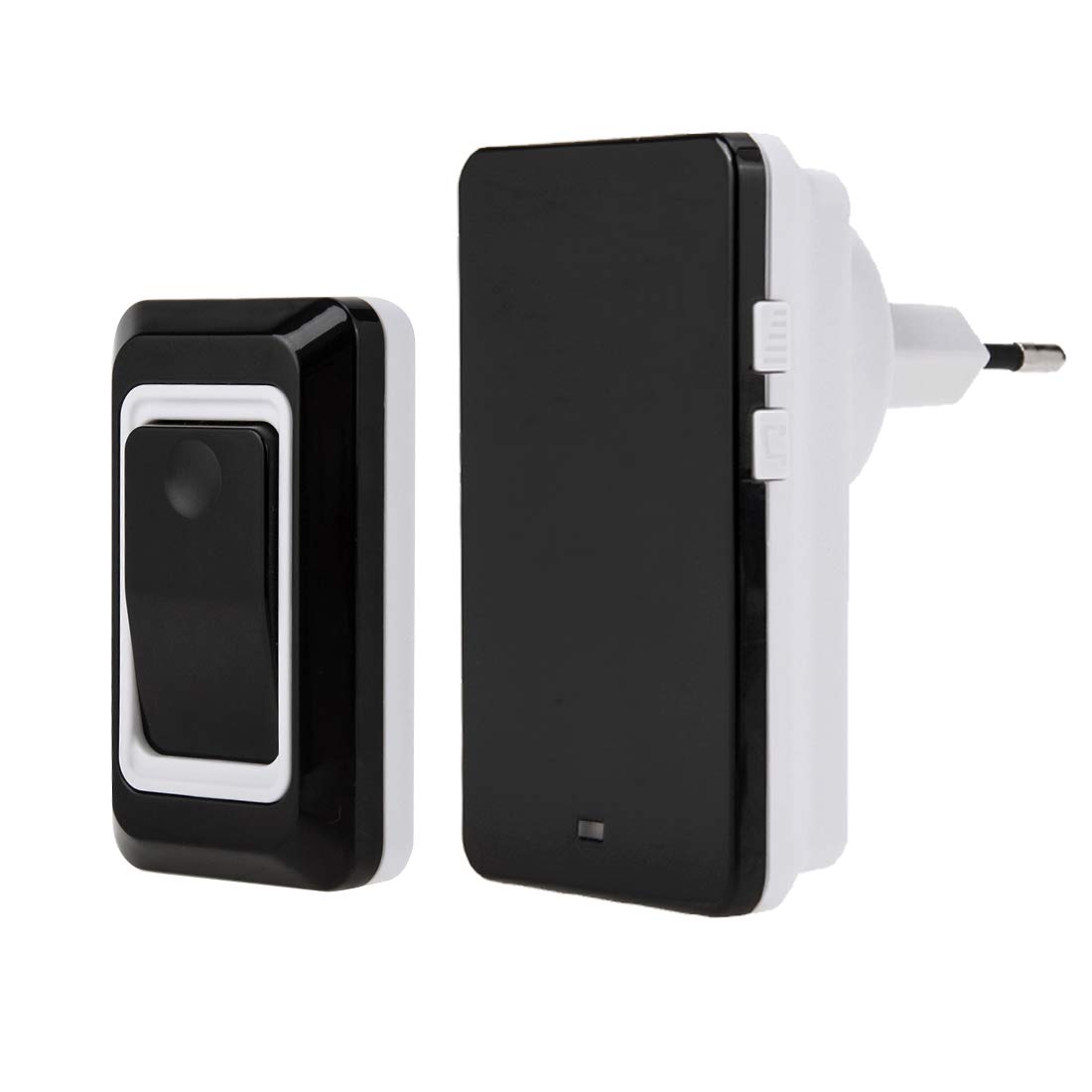 ALICE ZENG SAFUL K108 Waterproof Wireless Smart Doorbell, One Transmitter One Receiver,EU Plug