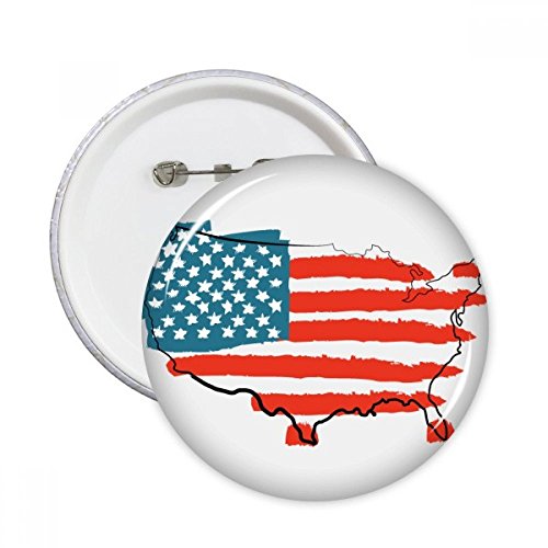 Badge vêtement Amérique pour masquer un petit trou ou raviver une veste terne lot de 5 pins