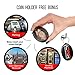 Compact Smart Key Holder Organizer -UP to 22 Keys for House, Mailbox, Locks - Carbon Fiber Key Organizer Keychain -Easy Assembly -with Fob Car Loop, SIM & Bottle Opener, Carabiner, Coin Holder (Black)