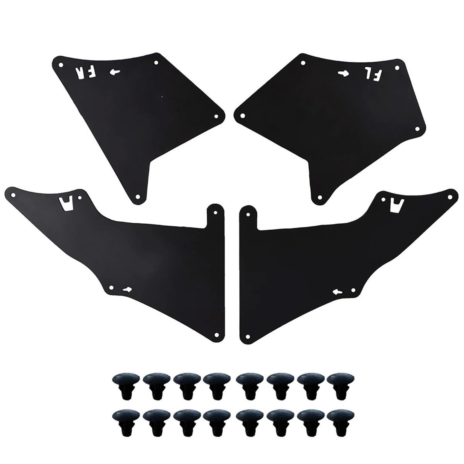 Pare-boue pour Toyota Land Cruiser Prado J120 J150 2003-2020 LC3 LC4 LC5