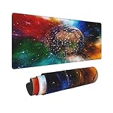 Material-Komfortable Lycra PolyesterOberfläche und atmungsaktives Material zu den Pads. Anti-Rutsch-Naturkautschuk-Basis, unten 3mm Gummi-Pad. Dieses Mauspad kann ihre Mausgeschwindigkeit leicht steuern. Es ist bequem für Ihr Handgelenk bewegen. Wunderbar für Ihre täglichen Gaming- und Computer-Aufgaben.