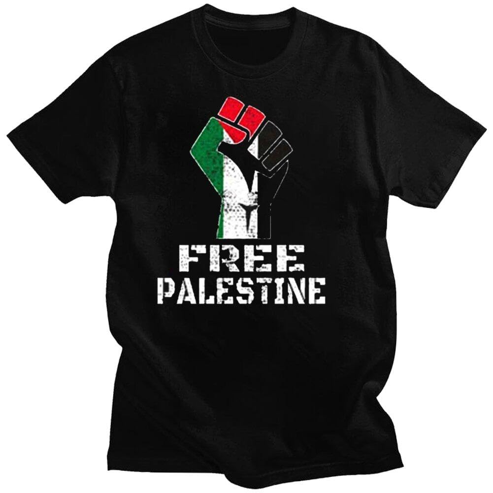 T-shirt Palestine I Stand avec Palestine vêtement solidaire taille XL