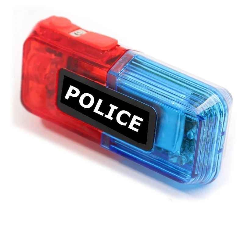 MatLogix Red And Blue Multifunction Police LED Flash Light | Waterproof | Traffic Safety Shoulder Light For Person and Car | Manual Control | Built-in Battery |-image-34