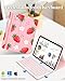 Wazzasoft for iPad 10th Generation Case with Keyboard - for iPad A16 Cases Pencil Holder 10.9 Inch Cover Women Girls Cute Girly Strawberry Unique Design Funda for Apple Tablet 10th/11th gen