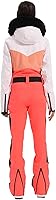 Vista 94 de GSOU SNOW Traje de esquí para mujer, traje de nieve de una pieza, para snowboard, delgado, aislante, impermeable, resistente al viento