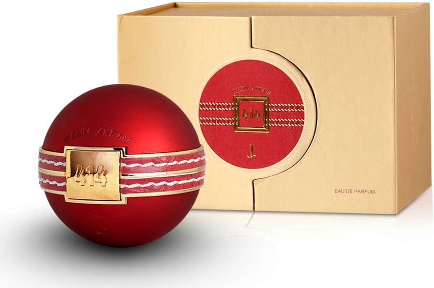 Junaid Jamshed Wasim Akram 414 for Men EDP - Eau De Parfum 100ML (3.4oz) | Arabian Perfumery | Crisp Marine Fragrance Notes and Citrus and Warm Base Notes | Everyday Essential