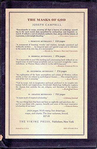 The Masks of God: Occidental Mythology B000NXMIUE Book Cover