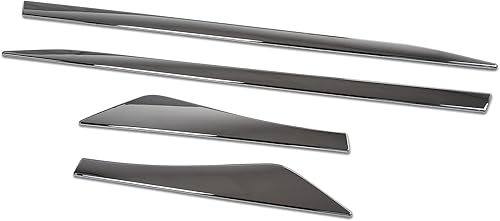 Beautost Compatible con Nissan New Rogue 2021 2022 2023 S SV cromo cuerpo puerta lateral cubierta molduras ABS