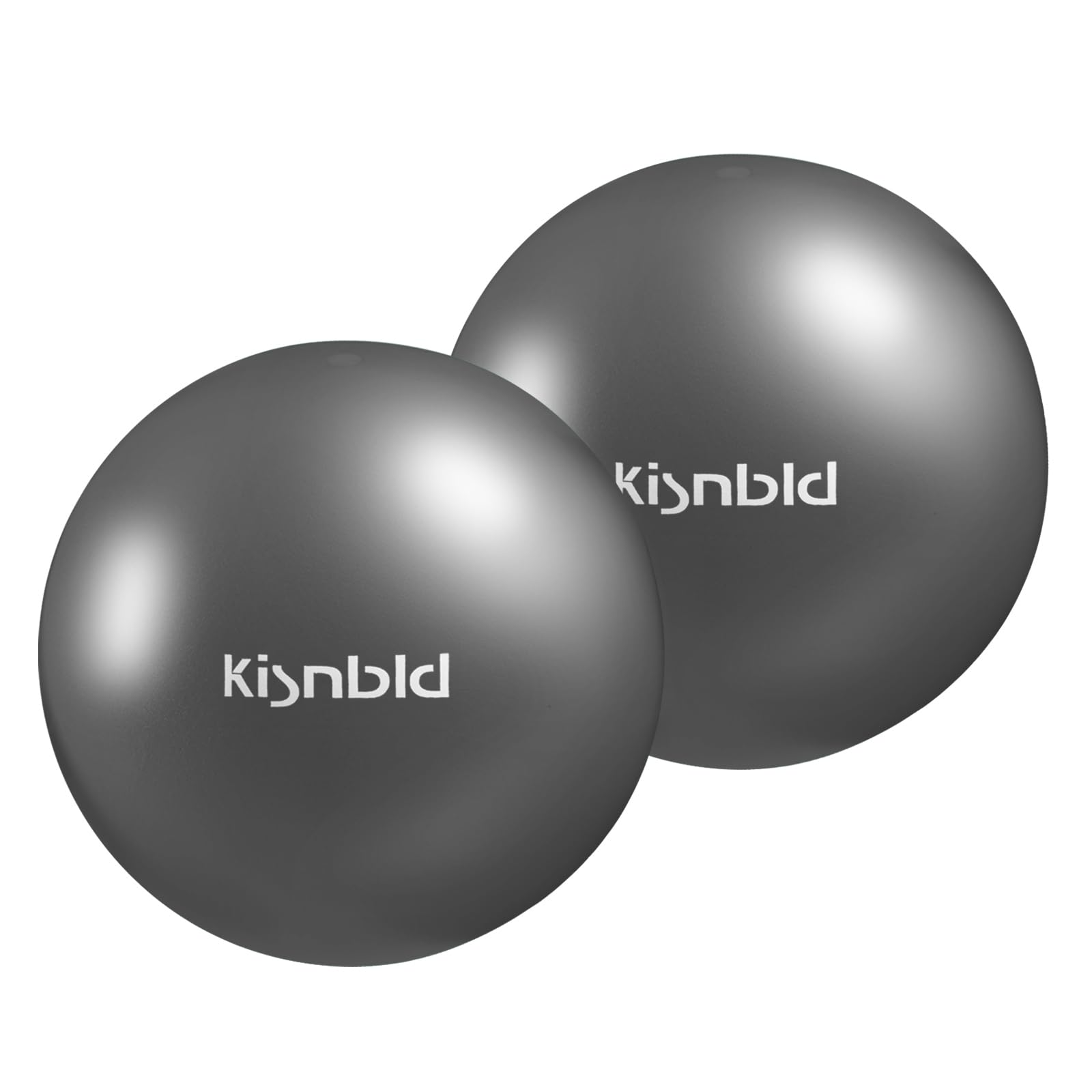 kisnbld Kleiner Gymnastikball, 22,9 cm, Mini-Pates-Ball, Anti-Burst und rutschfest, Mini-Yoga-Ball für Stabilität, Fitness, Physiotherapie, Stretching und Rumpfkrafttraining zu Hause, Fitnessstudio