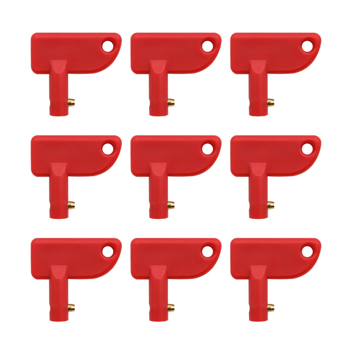 Battery Isolator Key, Isolator Switch Key, Battery Cut Off Switch Key for Car Boat Modified Yacht, 10 Pcs-image-48