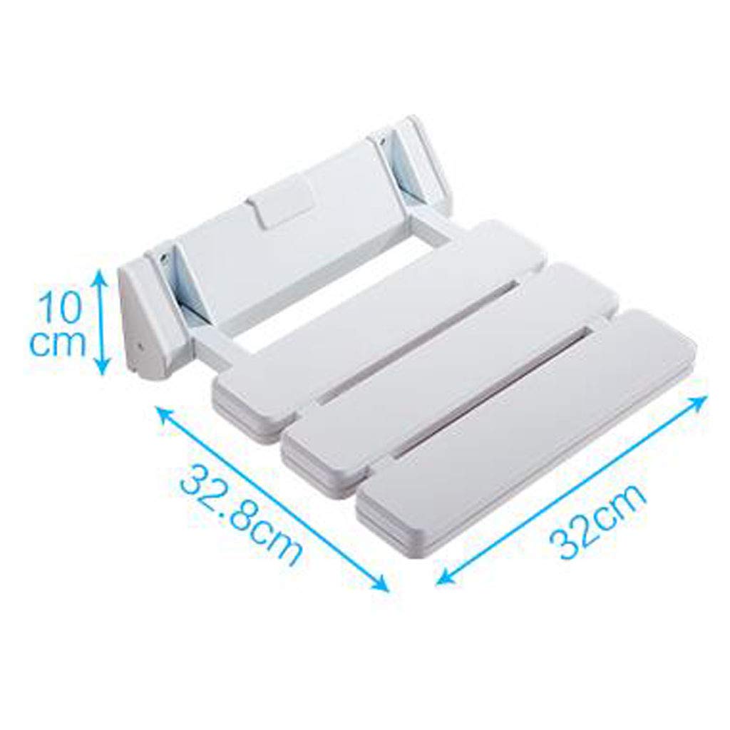 Desventaja Asientos de Ducha Montado en la Pared Plegable Silla de baño Taburete Antideslizante Ergonómico Banco de bañera Ayuda de Movilidad para Personas Mayores Discapacitado Mujeres Embarazadas