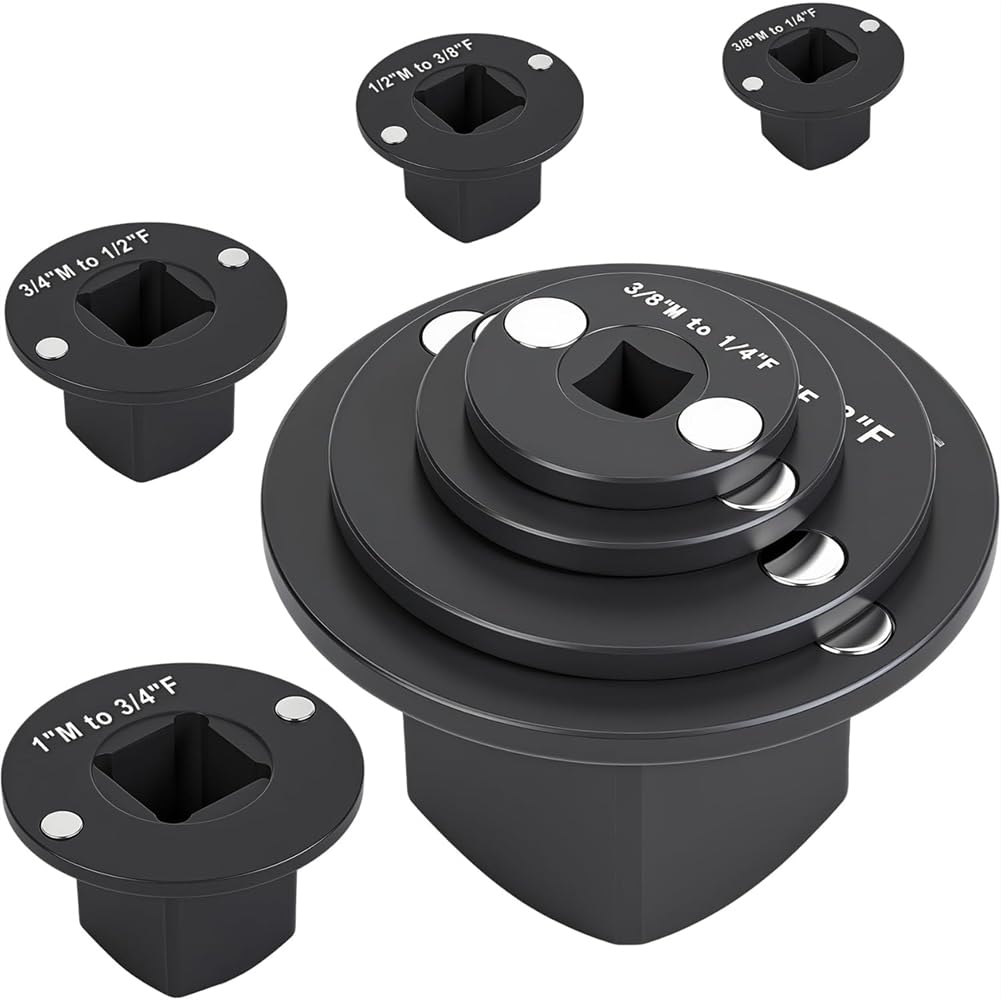 UDSKNV[KSL Automotive& DIY Tools-Drive Ratchet Adapters Low Profile Impact Socket Adapter Set for Tight Spaces