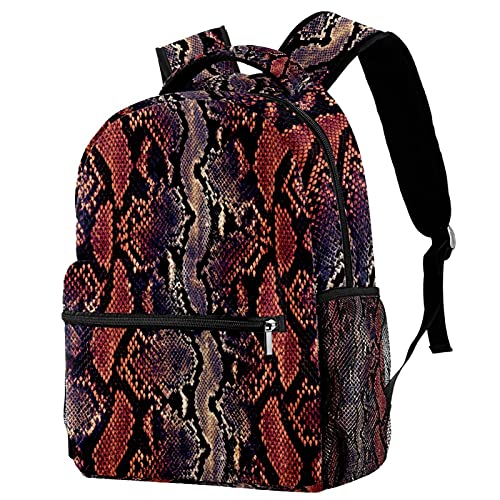 Sac à dos enfant motif serpent grand volume 40cm avec bretelles confort