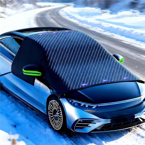Bâche de voiture hiver magnétique épaisse pour résoudre le problème de pare-brise gelé