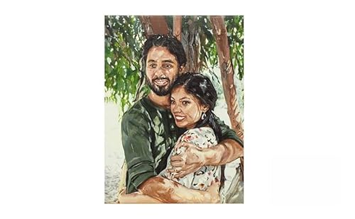 ご遺影をのある油絵で描きます(53×45cm・背景あり)