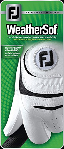 FootJoy Weather Sof Golf Gloves New White Right Hand Large