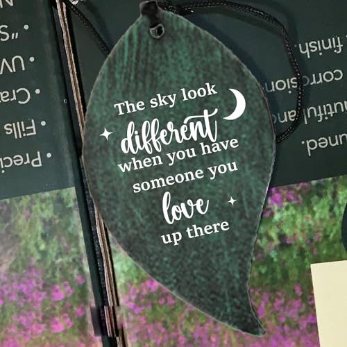 Image of ASTARIN Memorial Custom Wind Chimes for Loss of Loved One, Wind Chimes for Patio Yard Decor, 24'' (Condolences-5)