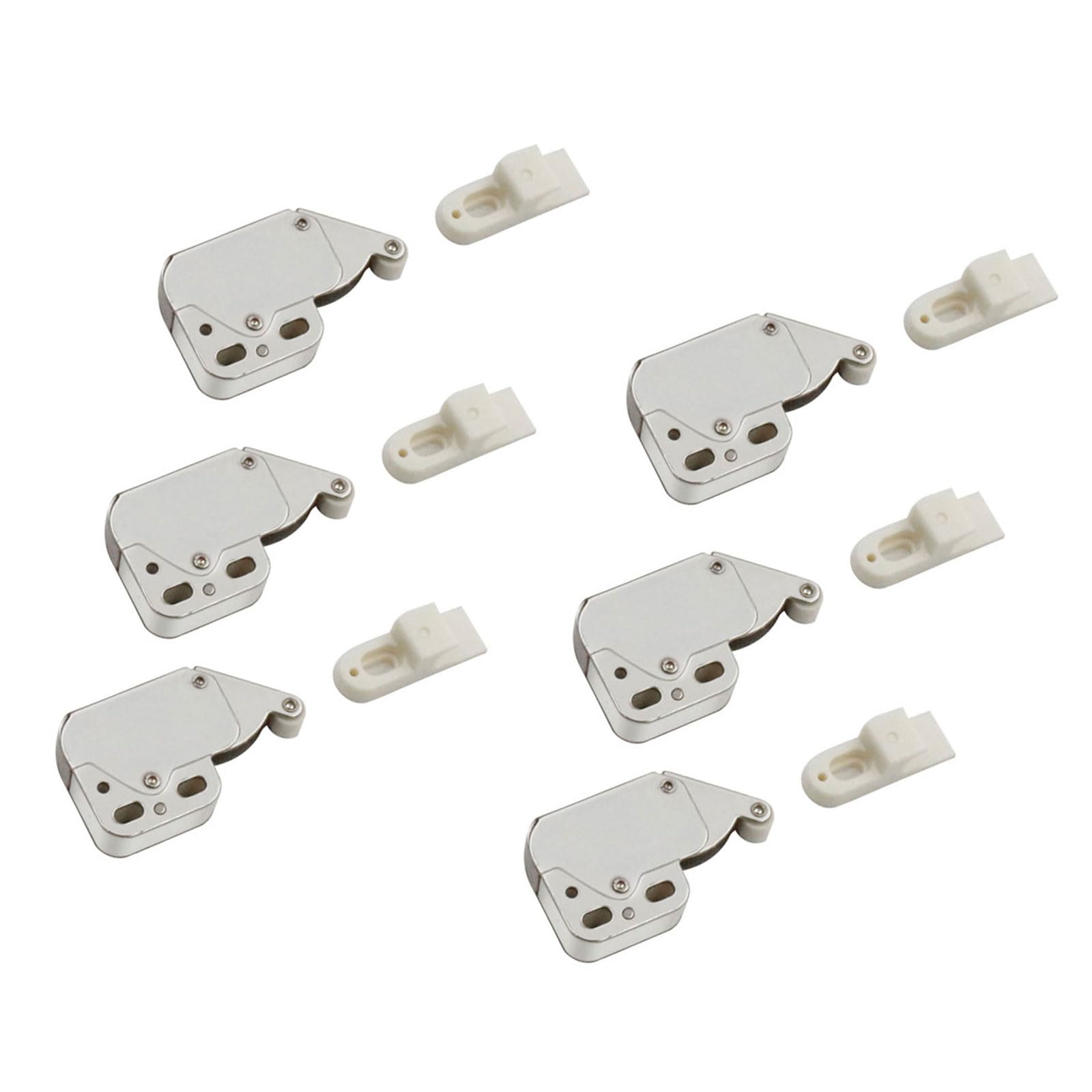 Fentency A Uto-Return Cabinet Push Latches Quiet Soft-Close Mechanism Rust-Resistant Fit Home Easyly Install Push Catches