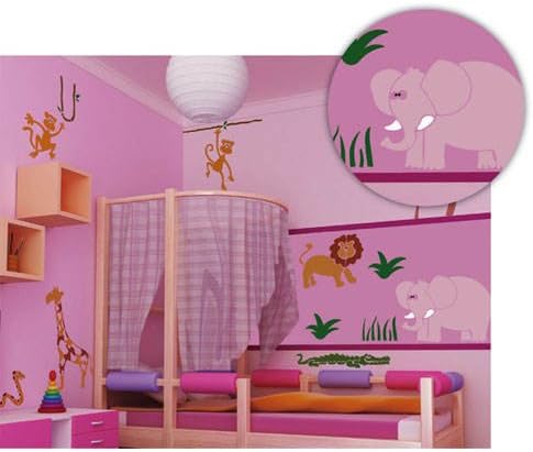Pochoir Mural Singe NDIKO Pour Chambre Enfant – Super Déco Facile !