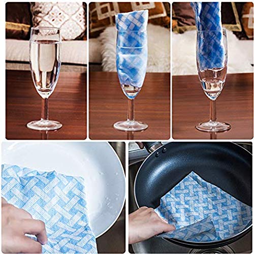 Pano Multiuso 180Peças，Super Pano de Chão，Scotch-Brite,Verde+Azul