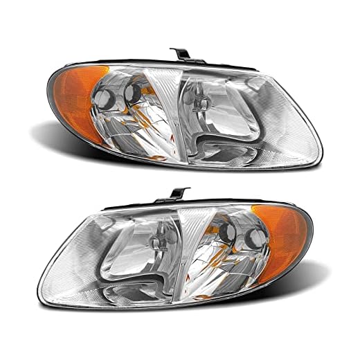 ADCARLIGHTS Headlight Assembly for Dodge Caravan