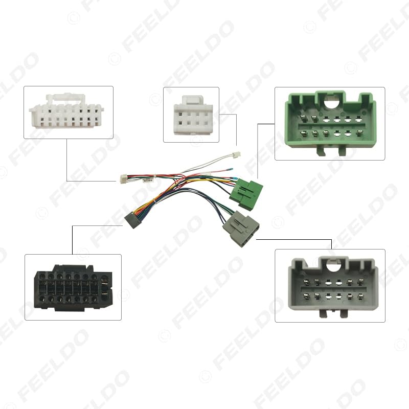 Car 16pin for Audio Wiring Harness with Canbus Box for Volvo S80 99-06 Aftermarket Stereo Installation Wire Adapter - (Color Name: AB Cable-canbus Box)