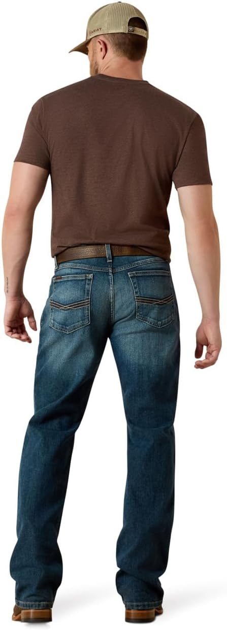 Ariat Mens M4 Low Rise Stretch Legacy Boot Cut Jean - Image 2