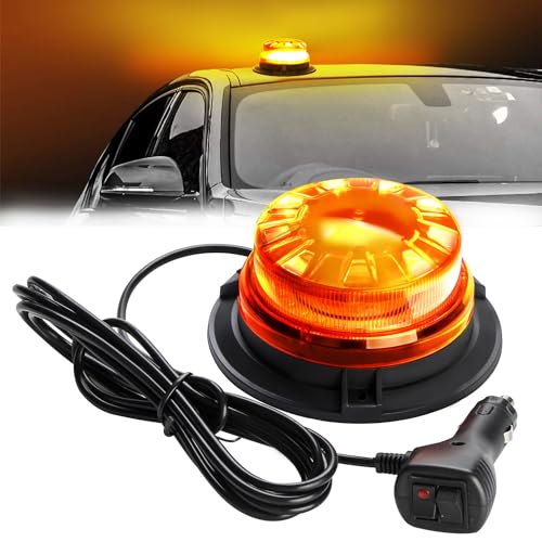 Feux de signalisation de toit ambre 24LED étanche pour éliminer les risques en mission