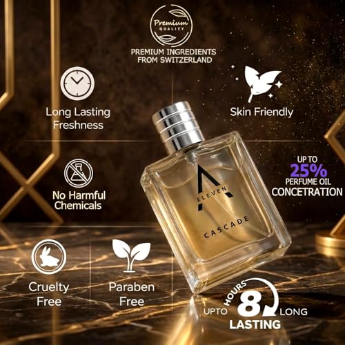 Image of A ELEVEN Marine Bergamot Ginger Unisex Perfume Spray Aromatic Fresh Fragrance Rosemary Sage Geranium Notes Olibanum Patchouli Long Lasting Scent 50ml