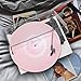 Vinyl Record Player with Built-in Speakers 3-Speed Vintage Record Player Support Treble& Bass Control, 3.5mm Headphone Jack, RCA-Out/Aux in, Belt-Driven LP Turntable,White Rose Gold