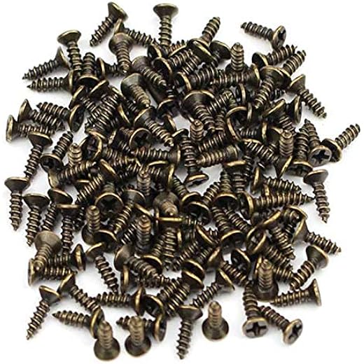 Antique Bronze Screws M2x10mm - 480pcs 2mm
