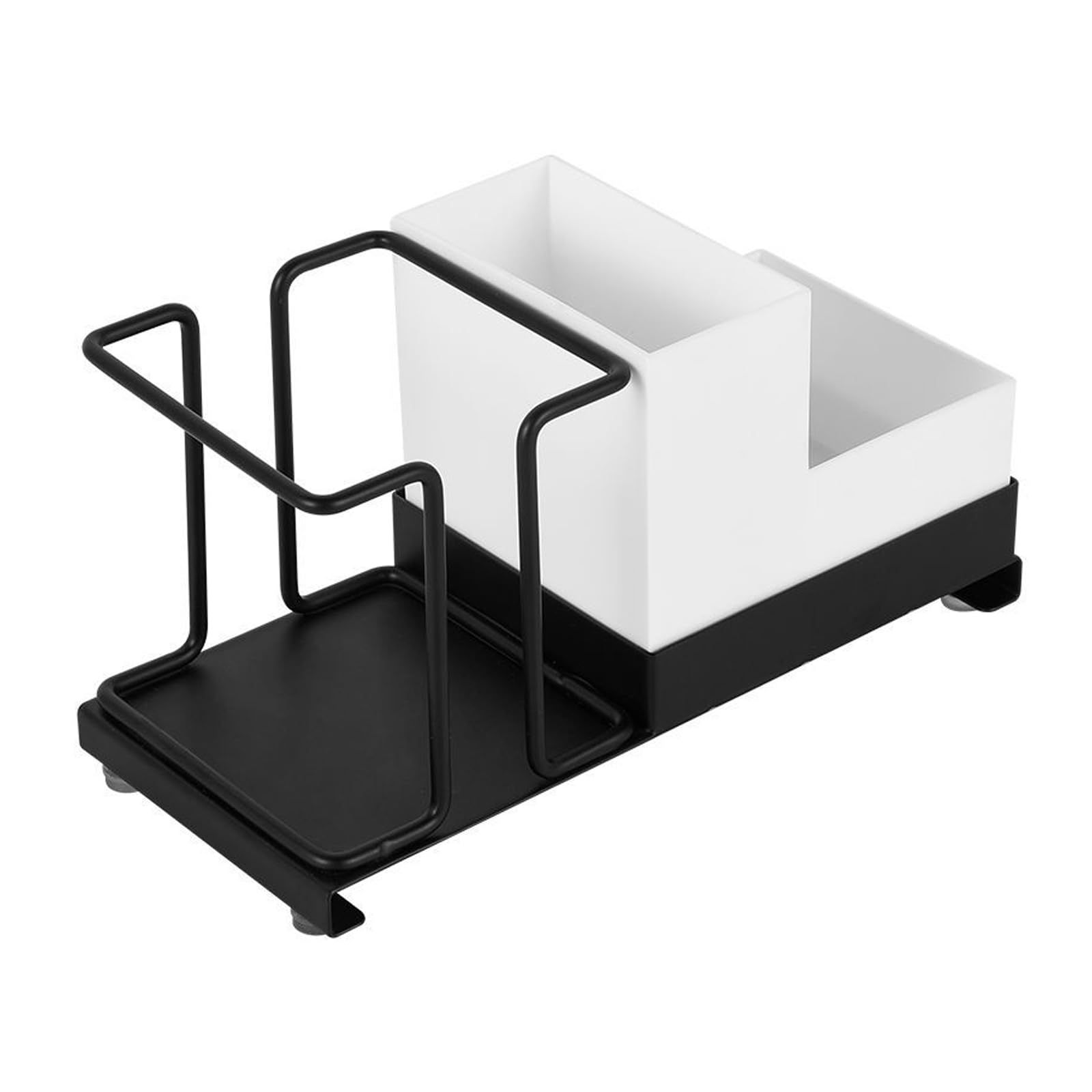 Upriver Coffee Station Organizer for Countertop Coffee Supplies Storage Box Coffee and Tea Organizer