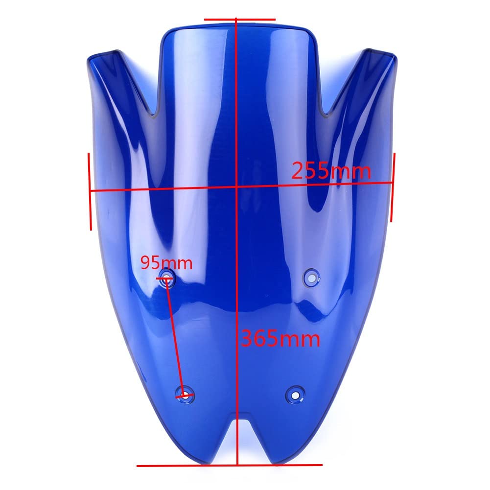 Pare-Brise Double Bulle Moto Pour Kawasaki Z1000 (2010-2013) – Déflecteur Vent Noir Anti-Turbulence