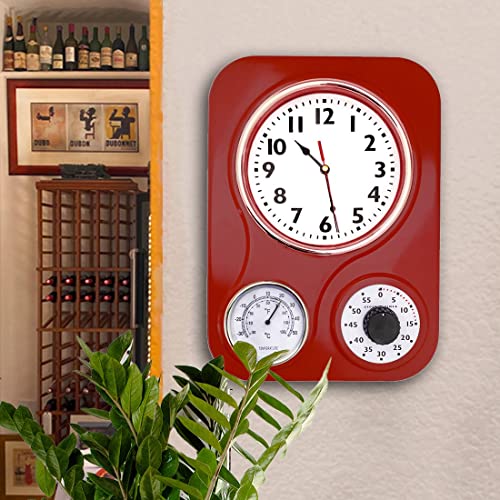 Lily's Home Retro Kitchen Clock