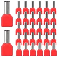 100 Stück Aderendhülsen 10 Mm² X 18 Mm – Isoliert, Braun, Kupfer – Hilpress 09026