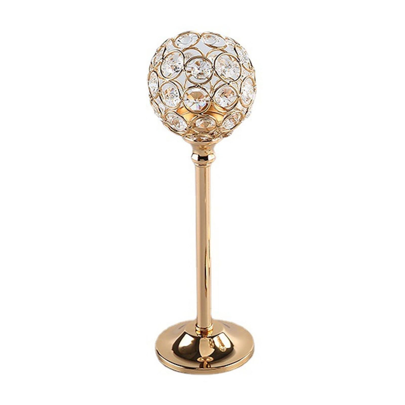 Nucelit Crystal Holder Modern Tealight Candlestick Christmas Party Stand Wedding Dinning Table Centerpiece European Holder