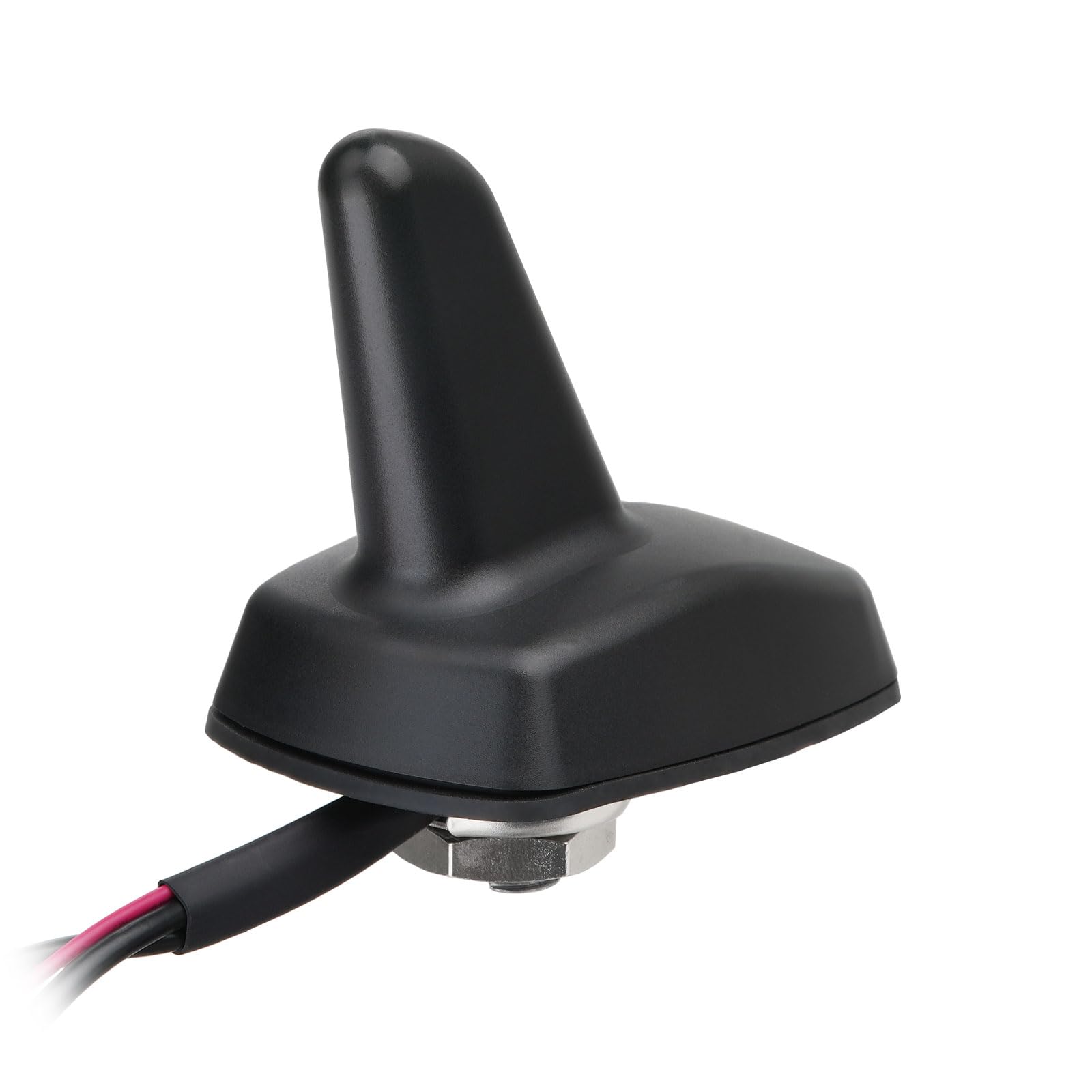 Bingfu Antenna Auto Pinna di Squalo per Autoradio FM/AM & GPS BeiDou GNSS | LNA Alto Guadagno 28dB, Impermeabile IP65, 9-16V CC - Antenna Combinata per Auto Camion Camper SUV, Nero