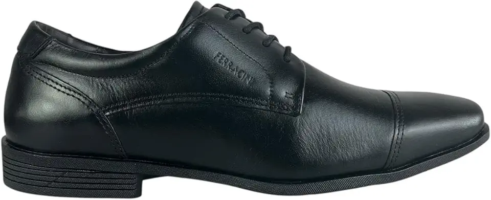 Sapato Social Ferracini London Com Cadarço Preto Masculino