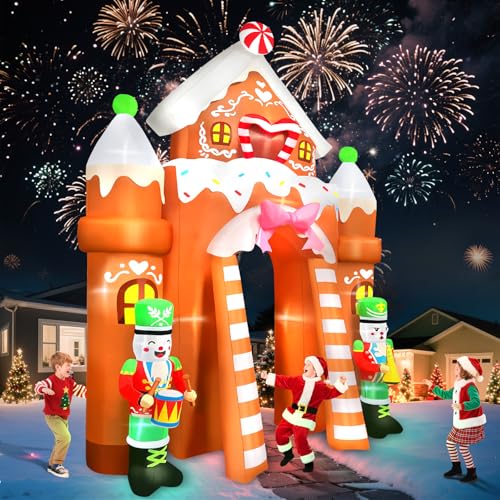 Kalolary 12FT Christmas Inflatables Outdoor Decorations, Blo