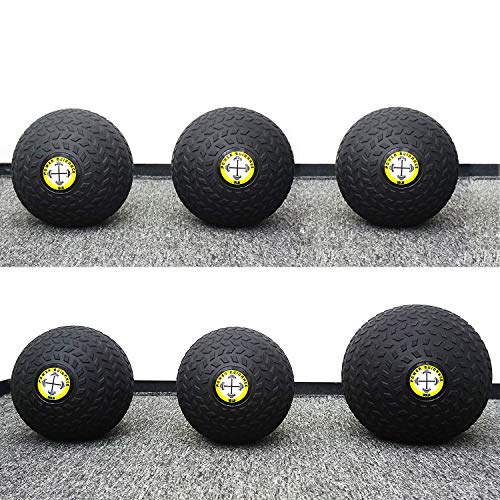 Power Guidance Slam Ball, Medicine Ball, Weight Available: 6, 8, 10, 15, 20, 25, 30 Lbs, Great For Core Training & Cardio Workouts (30) #TOP6