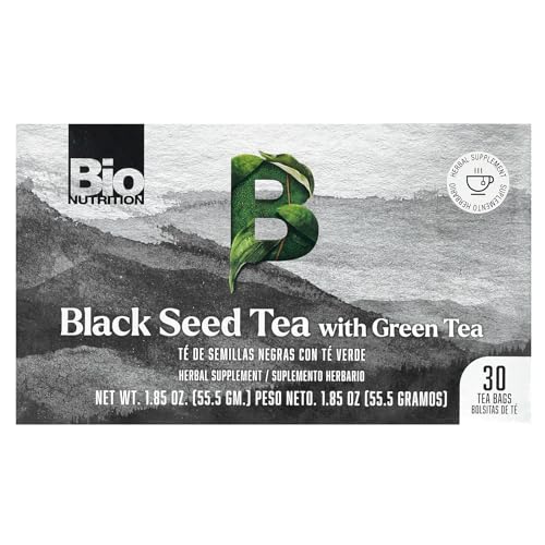 Bio Nutrition Té de semillas negras con té verde, 30 bolsas(S)
