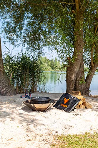 FENNEK Borsa | Accessorio per i bracieri in Acciaio Inox Hexagon e 4FIRE | per Divertimento in Campeggio, in Camper, in Giardino e Durante attività all'aperto - Image 7