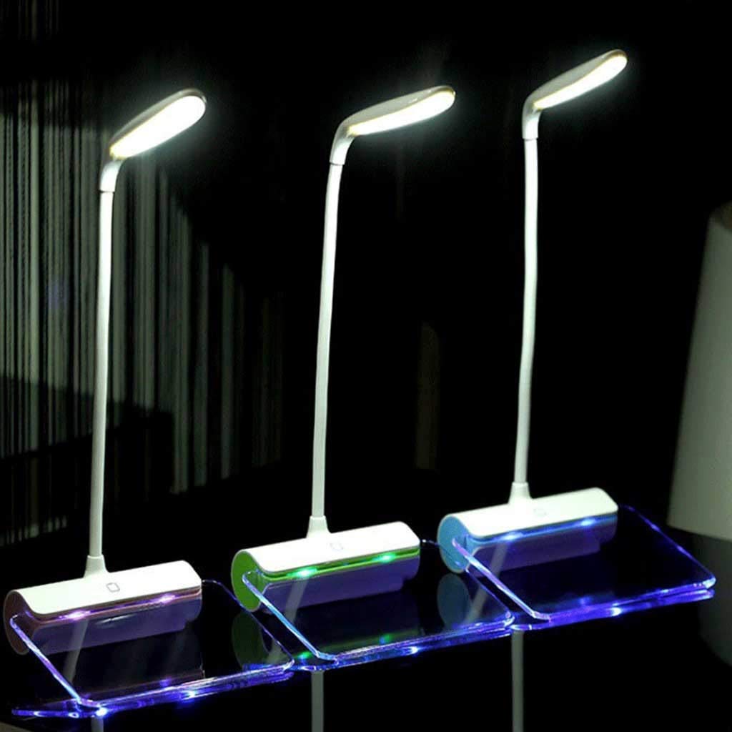 Lámpara de Escritorio La lectura de la tabla del USB LED Protección ocular del ojo regulable de luz LED Luz de mensaje de la novedad de la lámpara de la lámpara de escritorio recargable para Lectura