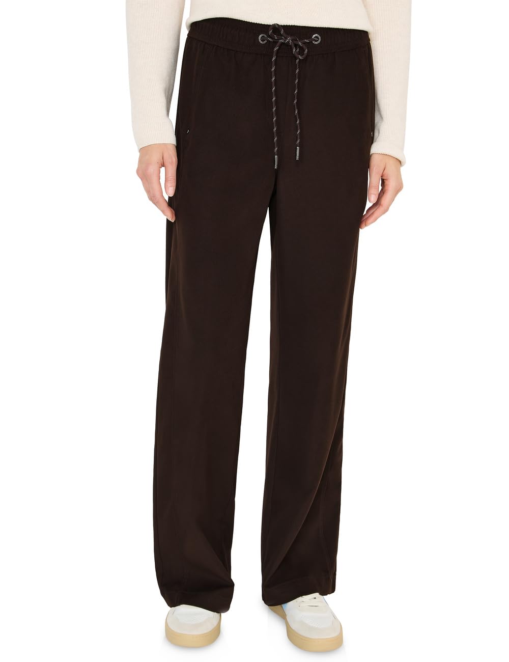 Cecil Damen Wide Leg Twill Hose 3817215