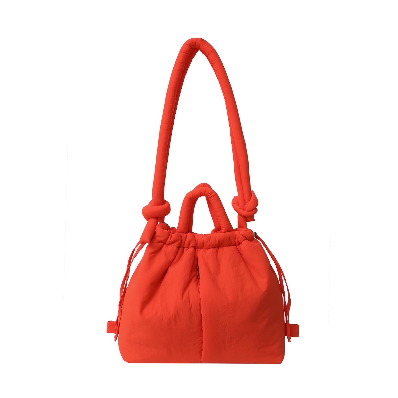 Mochila acolchada para mujer, bolsa de mano acolchada de moda, mochila ligera y hinchada