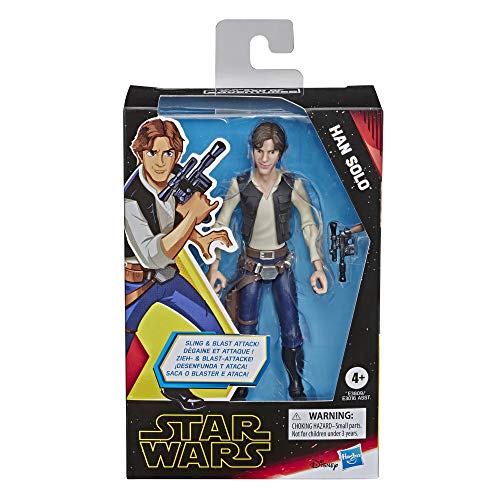 Star Wars Galaxy Of Adventures Han Solo Toy Action Figure #TOP1